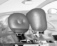 Stolar, säkerhetsfunktioner 53 Sidoairbagsystem En upplåst airbag dämpar kollisionen så att risken för skada på överkroppen och huvudet minskar avsevärt för de