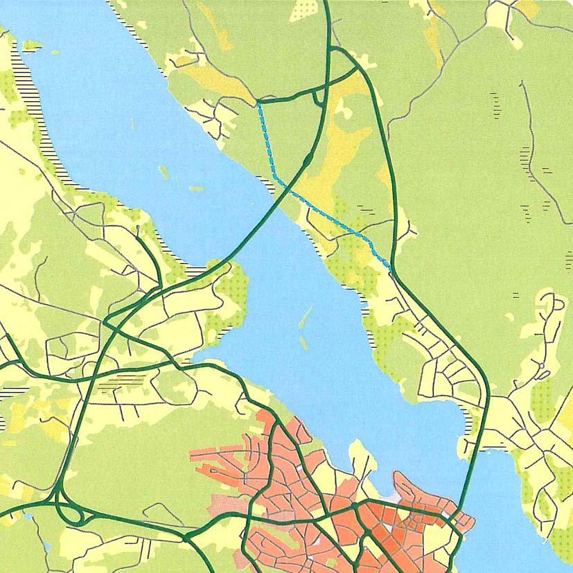 11 (13) 3.6 Beräkning Scenario 6 Scenario 6 innebär att en ny länk byggs mellan Strängnäsbron och Abborberget.