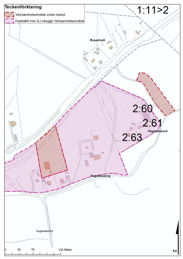 BESLUTSUNDERLAG 7 (21) 1.1.5 Hugelsta Svista EEM genomförde under början av 2018 en VA-utbyggnad för att möjliggöra en exploatering.