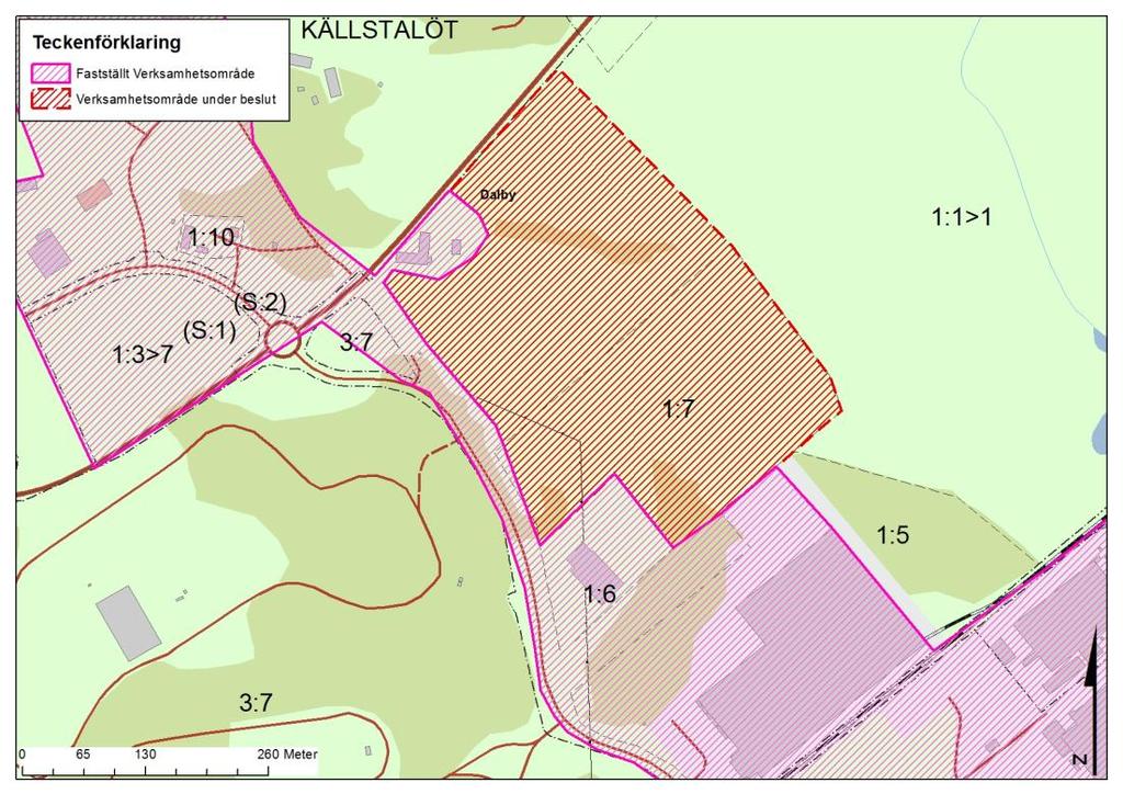 BESLUTSUNDERLAG 9 (21) 1.1.7 Källsta Industriområde Eskilstuna kommun planerar för att sälja tomter för verksamheter vid Källsta (del av Brunnsta industriområde).