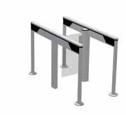 Säkerhetsgrindar/speedgates SlimLane-serien - Större flexibilitet Ett tilltalande