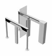 1640 mm / 857 1274 mm (SC) Bilden visar end-post förlängning (EP) SlimLane 945-945SC Twin