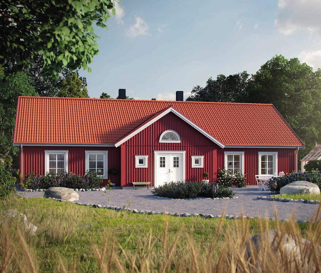 HERRGÅRDEN 1 PLANSHUS MED SADELTAK, 162,4 M 2 HUSFAKTA Precis som namnet antyder har vi hämtat inspirationen från traditionella herrgårdar.