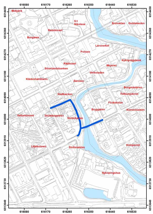 Bilagor Bilaga 1 N Utdrag ur Nyköpings primärkarta med kvartersnamn inom Nyköping 231