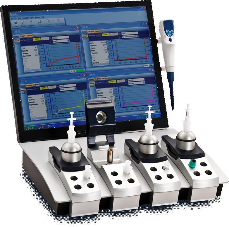 FOR- INSTRUMENT Koagulation analyseras även i andra sammanhang än tidigare beskrivna marknad för rutindiagnostik.