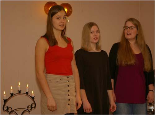 Sofia Lundmark, Evelina Lindberg och Cecila