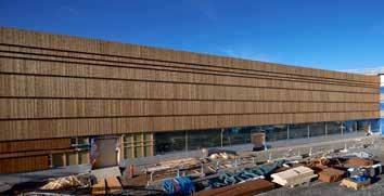 Arena i Knivsta, byggs i massivträ och isoleras enligt passivhusstandard med PAROC Klimatskiva ZERO. Beräknas stå helt klar 2020. PAROC Klimatskiva ZERO i flerfamiljshus i Växjö och Kalmar.