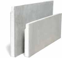 GRUNDER PAROC XGI 100, I-element Cellplast med 13 fiberarmerat betongskikt på en sida. Betongkvalitet K40.