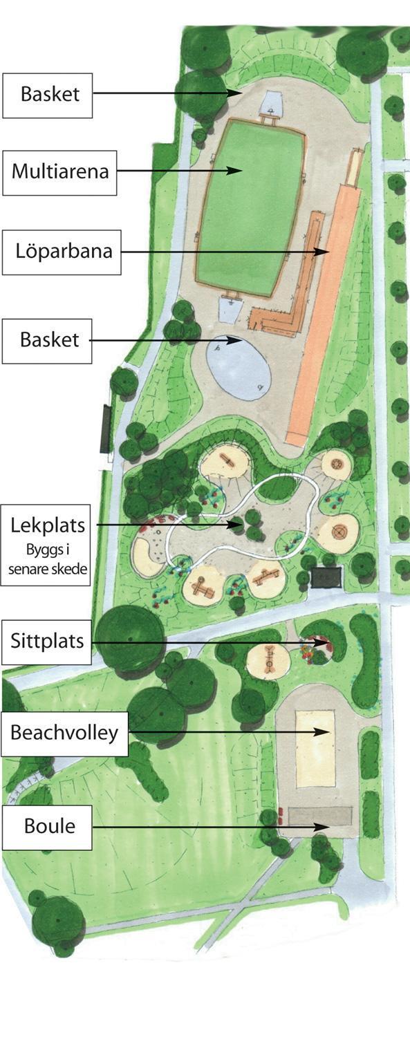Ju fler anläggningar och miljöer för fysisk aktivitet i området, desto