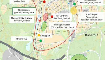 Området har ett strategiskt läge mellan Handen och Vega, marken ägs huvudsakligen av Haninge kommun. Detaljplanearbetet är inne i ett tidigt skede. 59 Verksamheter Albyberg företagsområde.