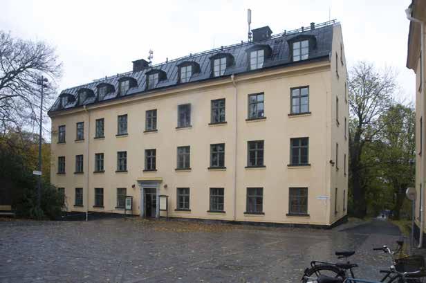 KLARAHUSETS HUVUDFASAD MOT NORDOST. FOTO J. MALMBERG.