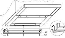 INSTALLATION Perçage du Plan de support et Montage de la Hotte Il est possible d installer la Hotte directement sur le plan inférieur des Armoires murales (650 mm. min.