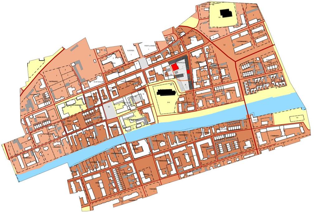 Enligt byggnadsordningen för Arboga stadskärna skall: den blandning av olika funktioner och verksamheter som kännetecknar stadskärnan behållas och utvecklas alla förändringar bör föregås av