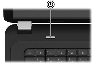 Knappar Komponent Beskrivning Strömknapp Starta datorn genom att trycka på knappen. När datorn är på aktiverar du strömsparläget genom att trycka snabbt på knappen.