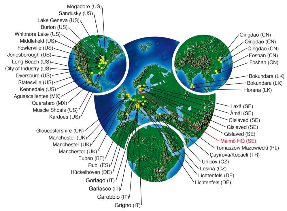 HEXPOL En välpositionerad koncern Stark global närvaro Historiskt stark försäljningstillväxt och bra lönsamhet Välinvesterat med starkt kassaflöde Lång historia inom industrin med mycket