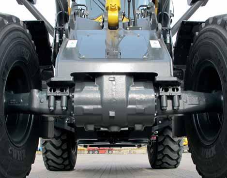 Robust och pålitlig Konstruerad och tillverkad av Komatsu Motorn, hydrauliken, drivaggregatet, främre och bakre axlarna är originalkomponenter från Komatsu.