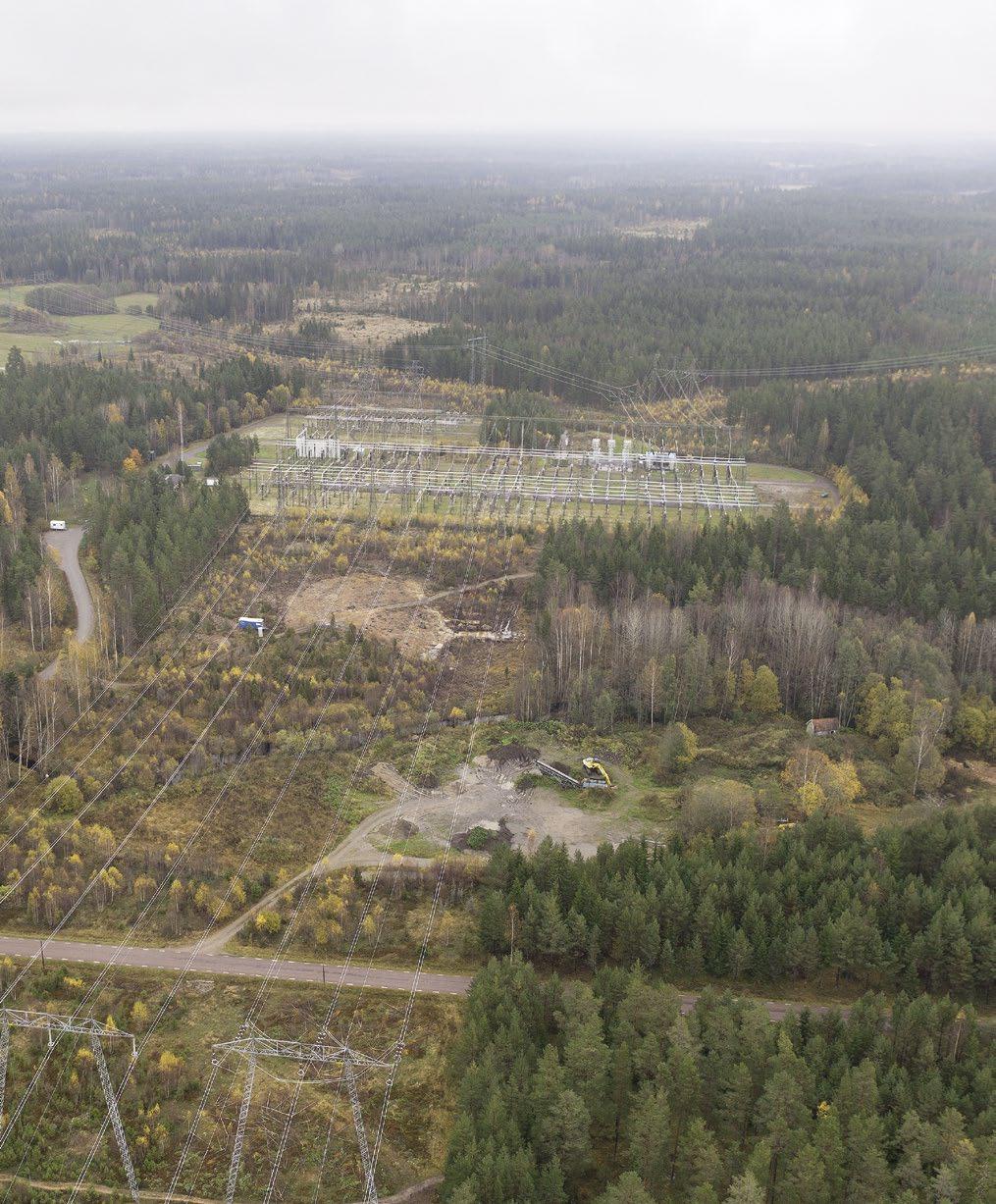 Aspekter på mesolitikum i södra Gästrikland Kraftledningen mellan Stackbo och Hamra löper genom ett varierat landskap.