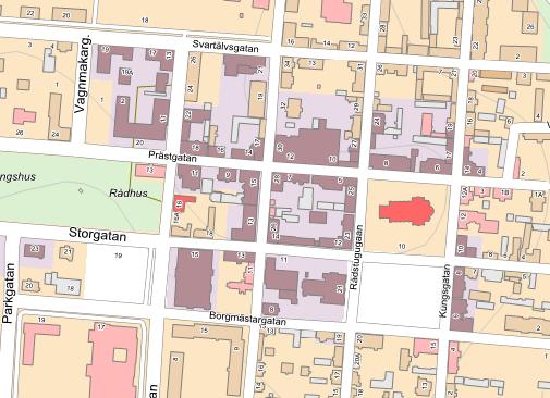 Anspråk kopplat till handel och verksamheter För att detaljerat utreda anspråken krävs att samtliga handels- och verksamhetsytor inom utredningsområdet kartläggs.