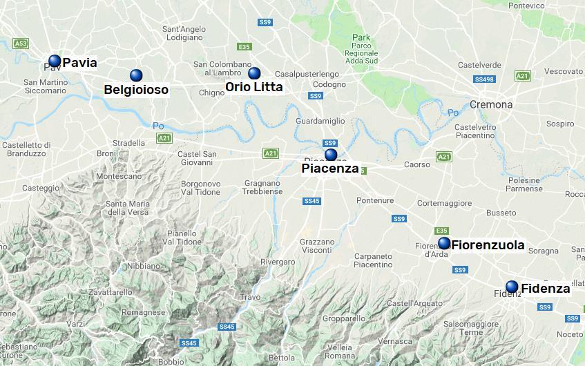 Via Francigena, Pavia - Fidenza, 5 nätter 6(6) Via Francigena genom Italien Omnes viae Romam perducunt, alla vägar bär till Rom är en gammal devis som under medeltiden inte var långt från sanning.