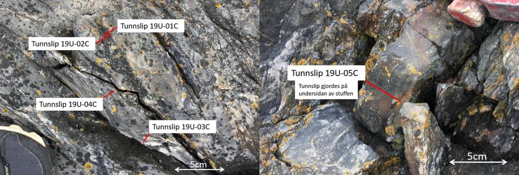 ämnen som hamnade under 1% slopades eftersom noggrannheten minskar vid lägre värden, däremot behölls värdena för kalium (K), järn (Fe), aluminium (Al) och kalcium (Ca) då dem är huvudelementen i den