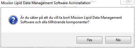Om din Kontrollpanel är i vyn Kategori, gå till Avinstallera