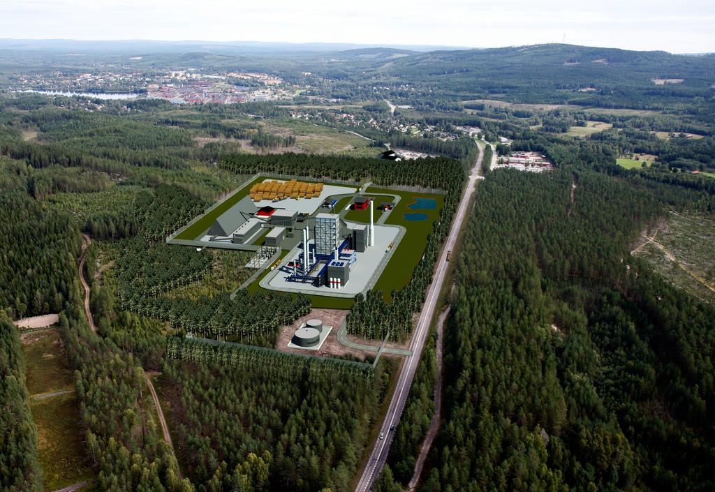 Biomassa, in Metanol, ut 111 MW 43