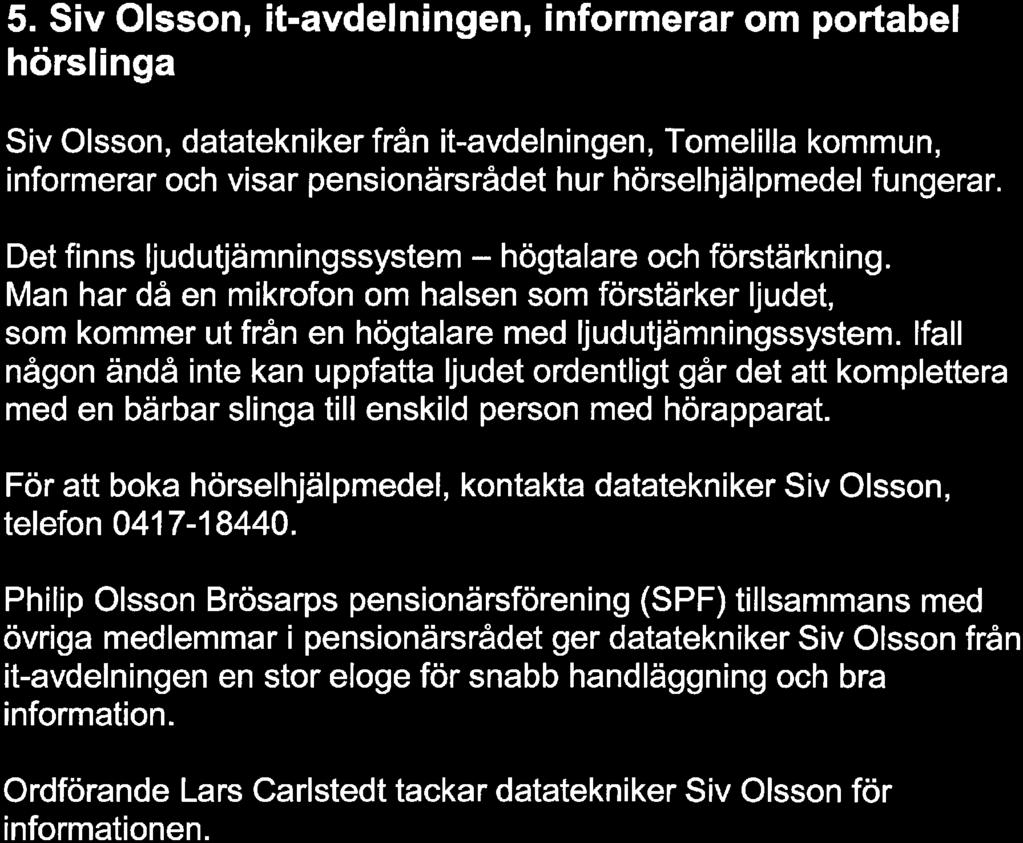 Rådsprotokoll 6 Pensionärsrådet 2018-08-28 5.