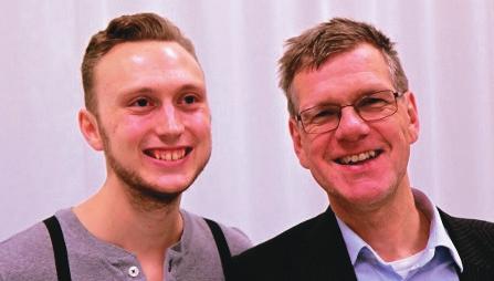 Olof Torgersson spelar saxofon och flöjt. Han är sedan drygt 20 år ledare för Majornas storband.