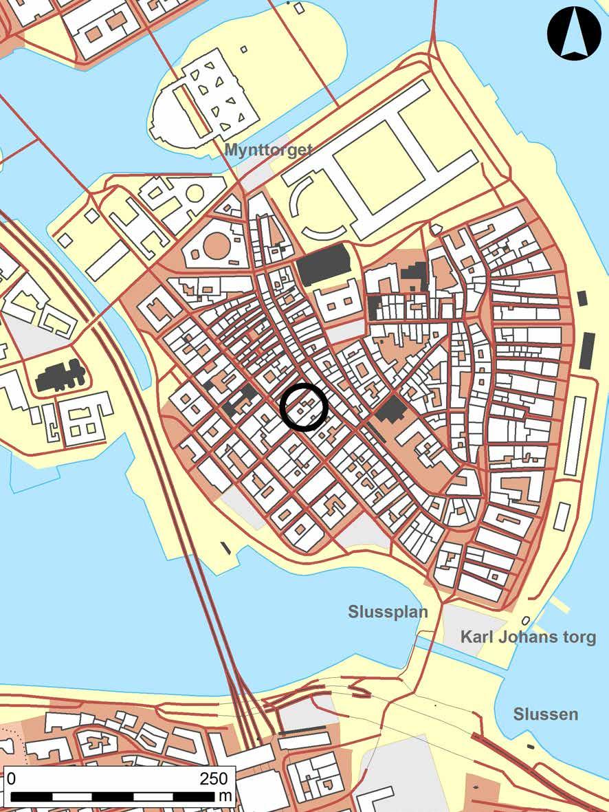 Kvarteret Cybele spår av odling i Gamla Stan Figur 2.