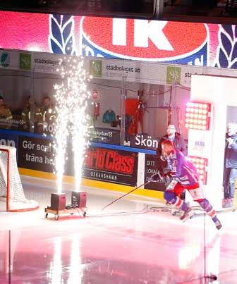 Cirka tio procent av kommunens invånare går regelbundet på ishockey!