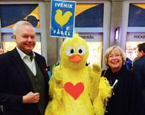 Som sponsor av tävlingen har Svensk Fågel, tillsammans med uppfödare och slakteriföreträdare, möjlighet att berätta om svensk kyckling och kalkon.