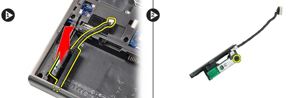 Dra åt skruven som håller bluetooth-modulen på plats. 3. Sätt i bluetooth-modulen i facket och tryck ner bluetooth-luckan. 4.