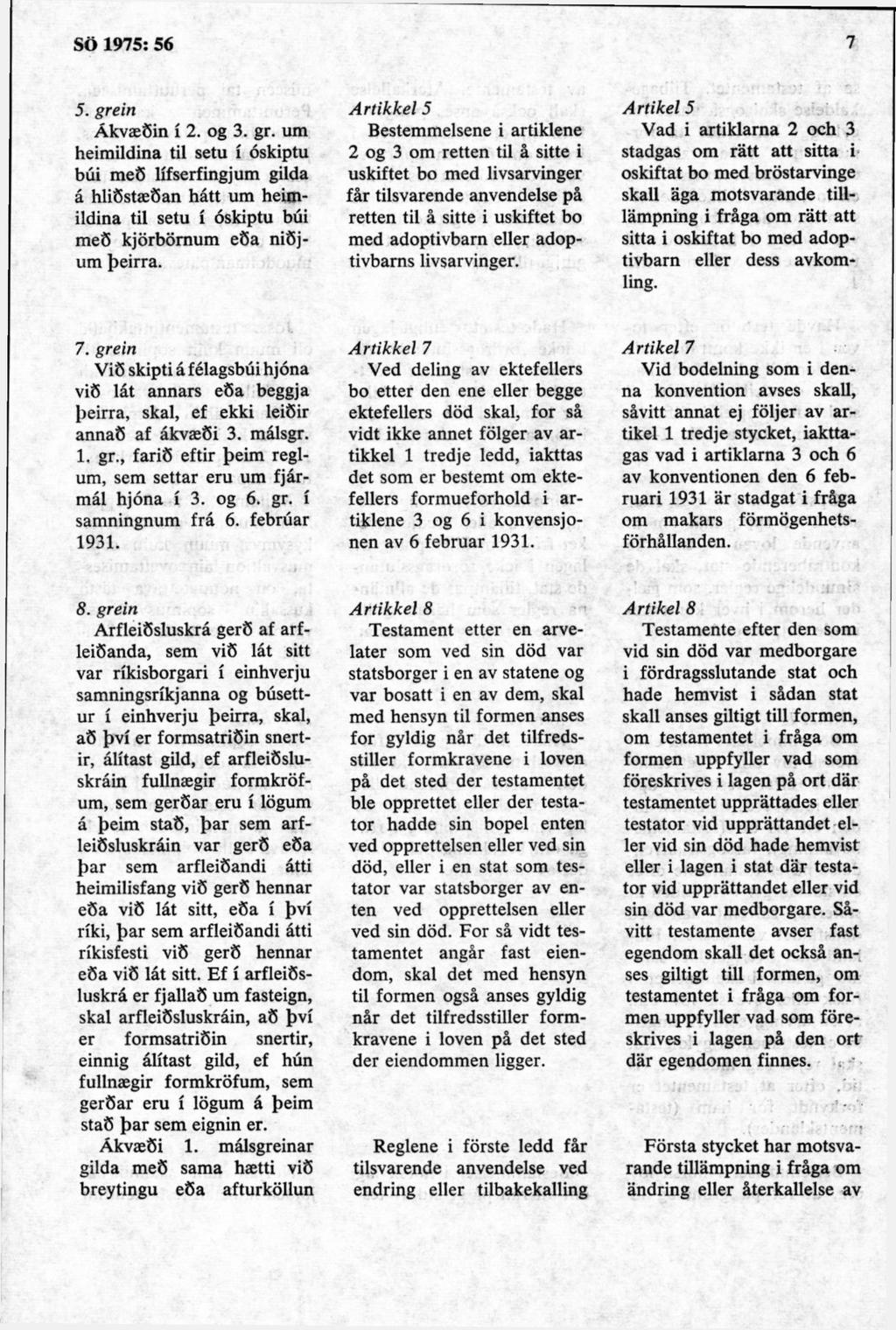 J. grein ÄkvaeÖin i 2. og 3. gr. um heimildina til setu \ oskiptu bui meö llfserfingjum gilda å hliöstseöan hatt um heimildina til setu i öskiptu bui meö kjörbömum eöa niöjum Jjeirra.