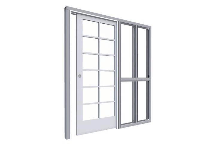 Ljusöppningarna är gjorda av laminerat säkerhetsglas. Liunes dörr med ljusöppningar kan väljas med klart glas eller med mjölkigt opalglas.