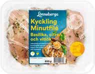 Marinerad med basilika,