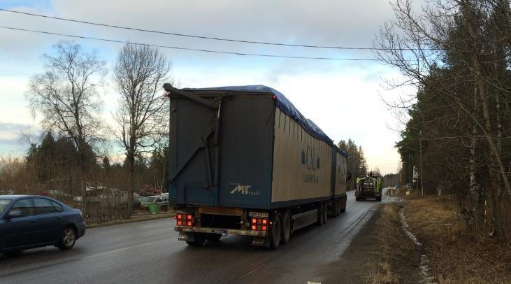 Bild 43 Brunflo stationsbyggnad syns till vänster i bilden Konsekvenserna i nollalternativet bedöms bli inga eller försumbara för trafikantupplevelsen.