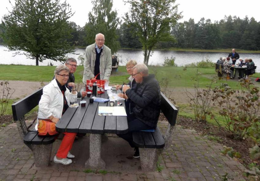 Förmiddagsfika vid Rastplats Svartån