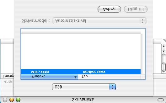 För Mac OS X 10.2.x, öppna ikonen Utskriftskontroll.
