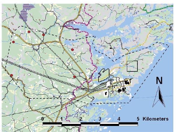 Nightjar (Nattskärra) territories of No. 70 60 50 40 30 20 10 Regional model area Local model area 0 2003 2004 Year Figure 5-7.