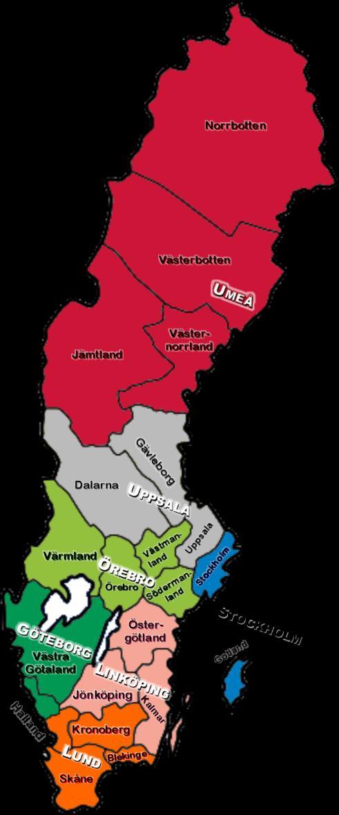 Arbets- och miljömedicin Landstingen driver Arbets- och miljömedicinska enheter i hela landet Umeå Uppsala