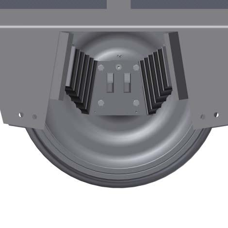 component from vibrations in the frame. 2.2.1.1 Metalastic chevron Metalastic chevron springs are metal plates with rubber elements in between fitted in a vee configuration, see Figure 4.