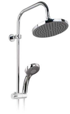 Höjd 97 cm. Krom 492-95 7391398492953 Flipper Ledbar takdusch ø20 cm, handdusch, glider och duschslang 150 cm. Flexibla väggfästen passar gamla borrhål. Omkastare.