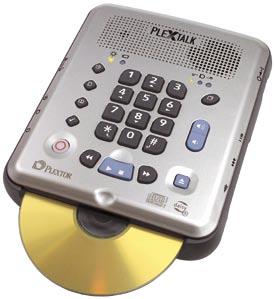daisyspelare Plextalk PTR2 Professionell, portabel Daisy-spelare med inspelningsfunktion. Inbyggd mikrofon och högtalare.