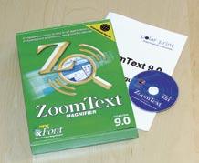 programvaror ZoomText 9 Magnifier Sveriges mest sålda förstoringsprogram. Använder nu xfont som gör den förstorade texten tydligare.