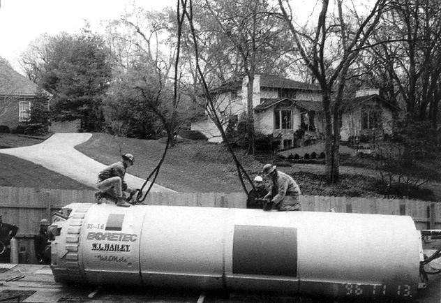 Figure 3-2 Tunnel boring