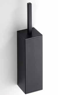 WC-Bürstengarnitur mit Glasbehälter 93 x 385 x 127 mm 135013010 Toilet brush holder, wall