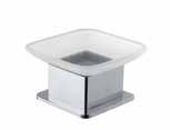 104836032 Glass soap dish Seifenablage mit Glasschale 103 x 55 x 103 mm 140108191 Soap dispenser
