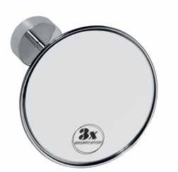 Kosmetikspiegel ohne Beleuchtung 140 x 140 x 80 mm, ø 140 mm 112101121 Cosmetic bath mirror Rasier- und Kosmetikspiegel 260 x