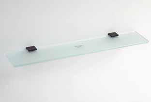 NERO Soap dish holder Seifenablage mit Glasschale 107 x 42 x 120 mm 135008020 Holder with glass Glashalter mit Glas 63 x 100 x