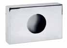 137 mm 101303001 Hygienic bag dispenser, stainless steel HygBag, Edelstahl 95 x 145 x 30 mm 101403031 polished poliert 101403035 matt gebürstet Paper tissue dispenser, stainless steel